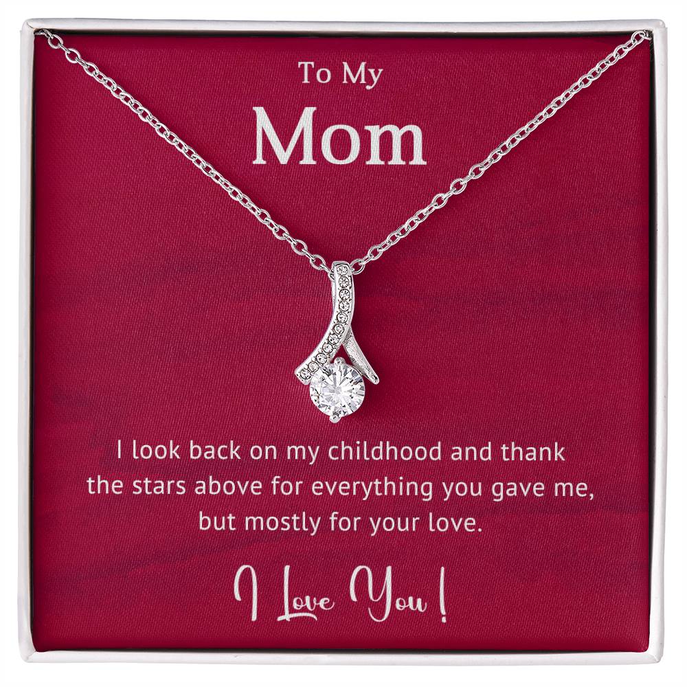 To my Mom - Mother's day best gift for mom, alluring beauty necklace