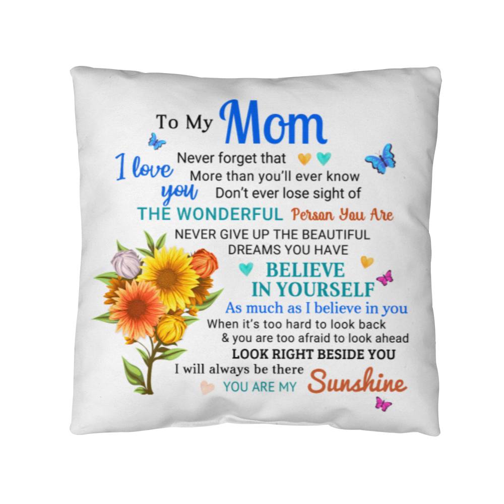 Restful Bliss: Happy Mother's Day Classic Pillow for Mom